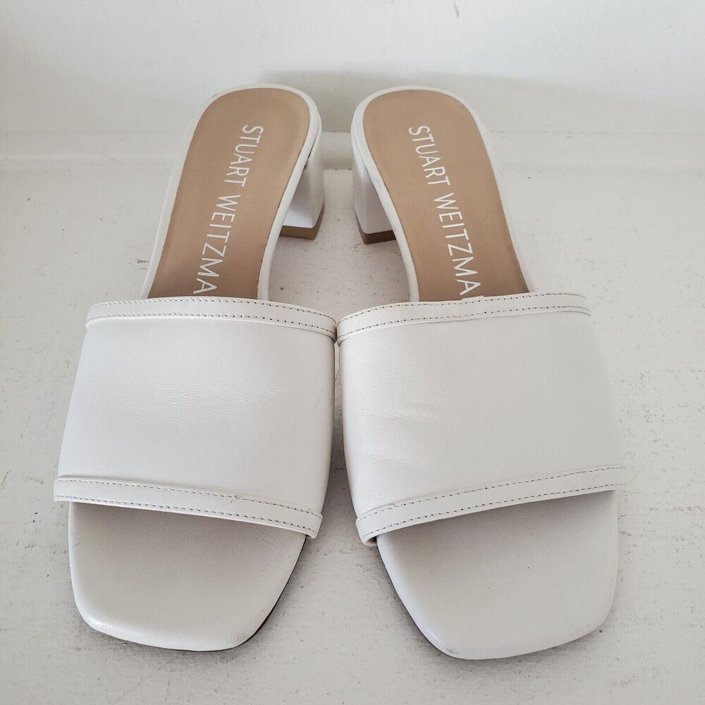 Stuart Weitzman White Sandals